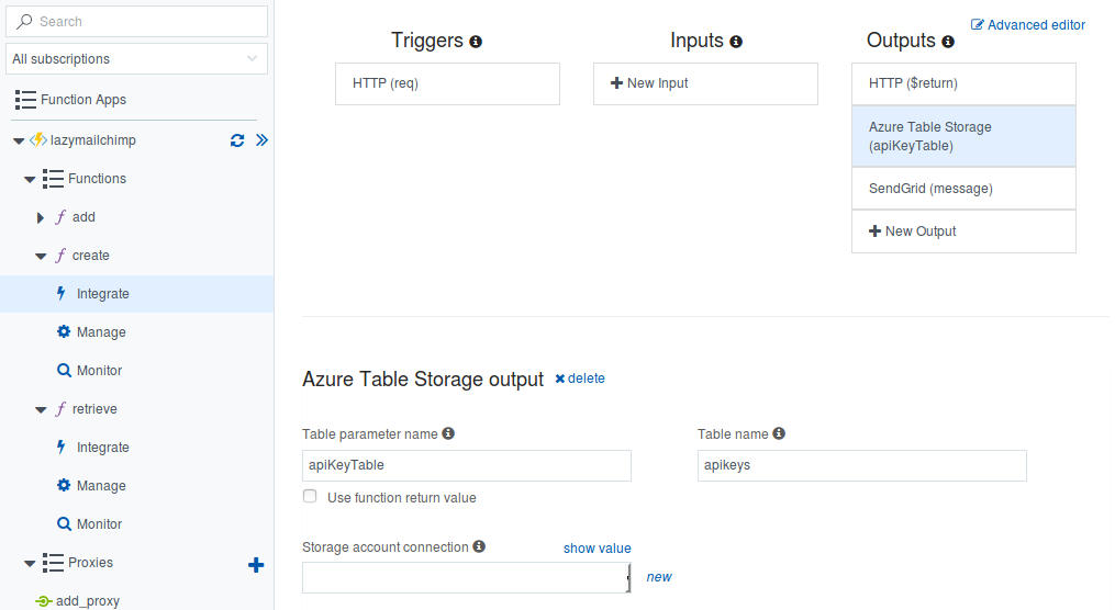 Create function signature